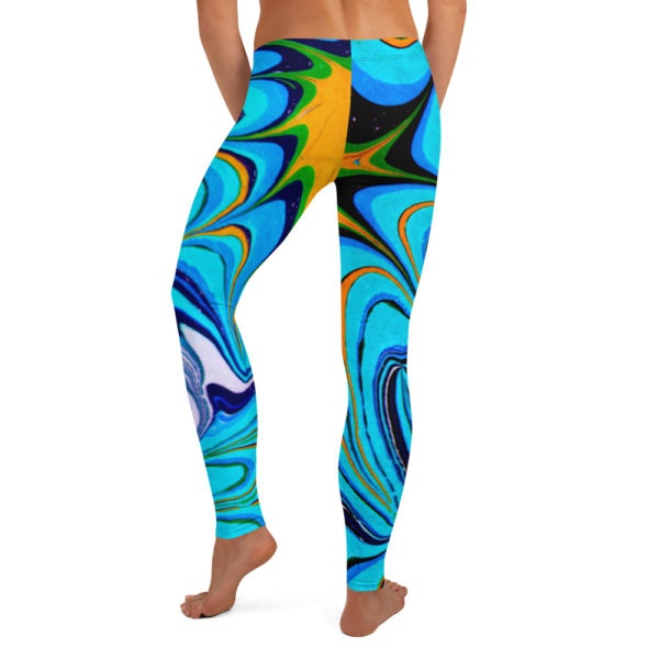 Cerulean Starburst Leggings - Image 2