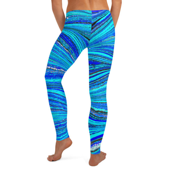 Raging Plumage Cyan Leggings - Image 2