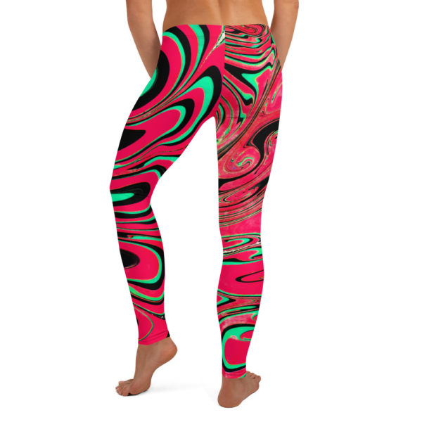 Warped Beryl Pink Leggings - Image 2