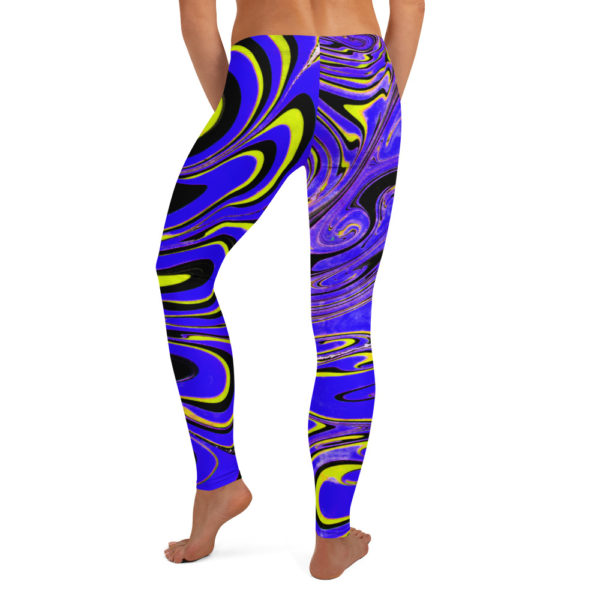 Warped Beryl Blue Leggings - Image 2