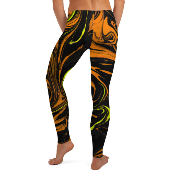 Molten Pyroclasm Orange Leggings - Image 2