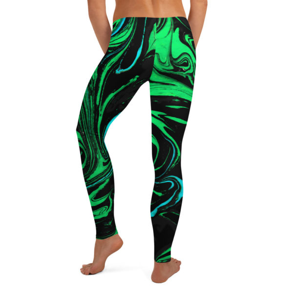 Molten Pyroclasm Green Leggings - Image 2