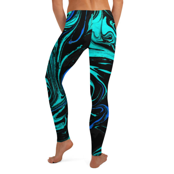 Molten Pyroclasm Blue Leggings - Image 2