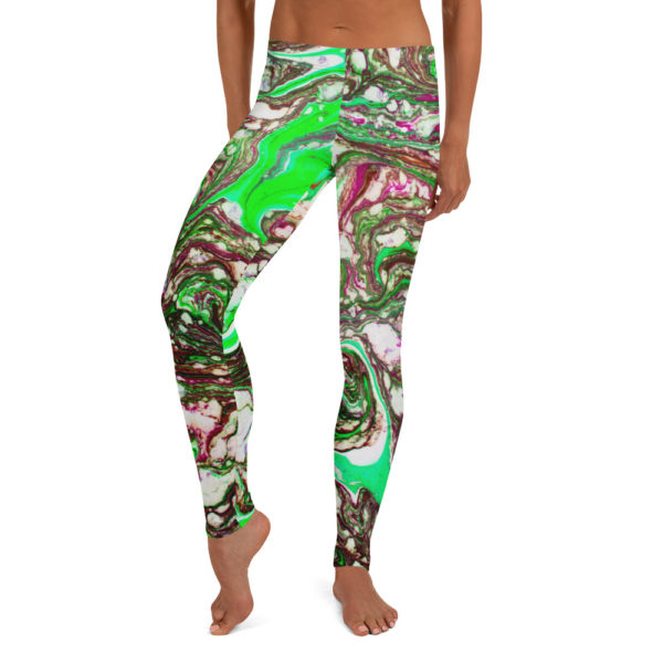 Stellar Expanse Green Leggings