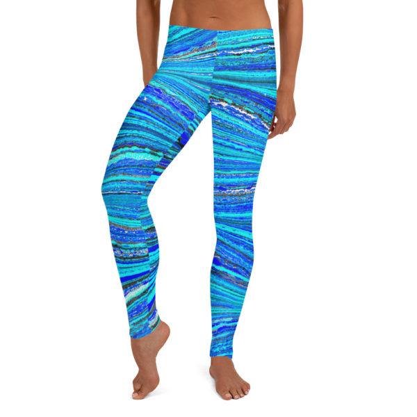 Raging Plumage Cyan Leggings