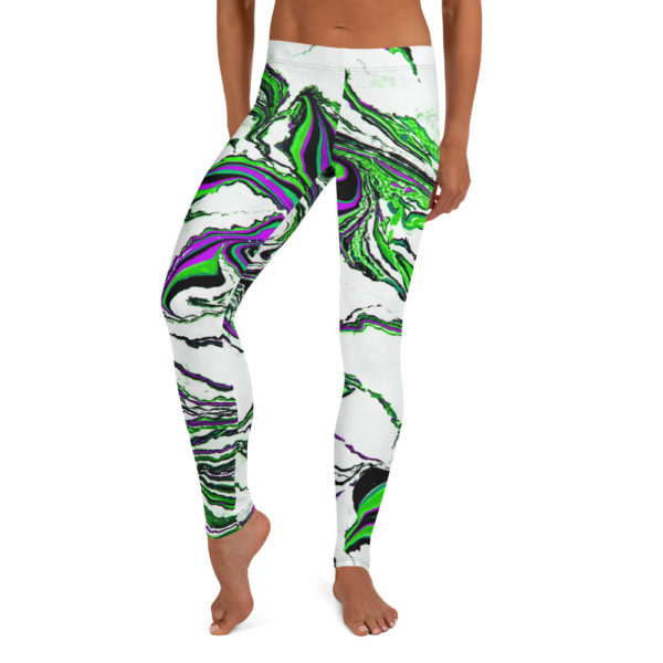 Artic Flora Purple Leggings