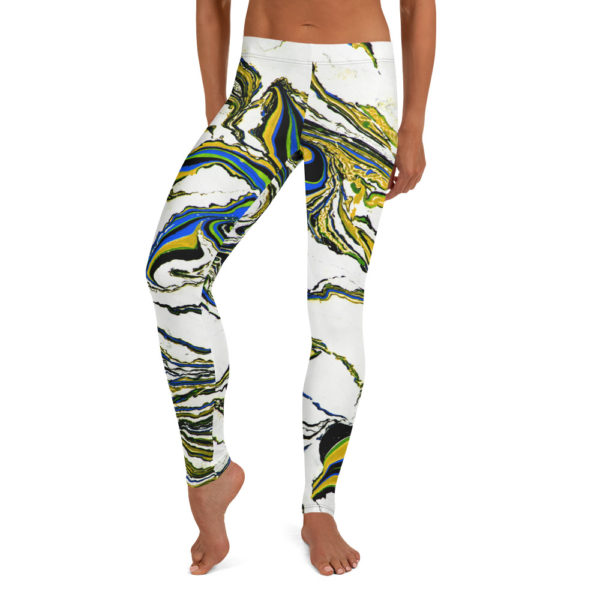 Artic Flora Blue Leggings