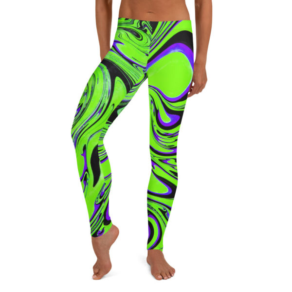 Warped Beryl Green Leggings