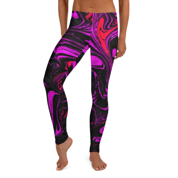 Molten Pyroclasm Pink  Leggings