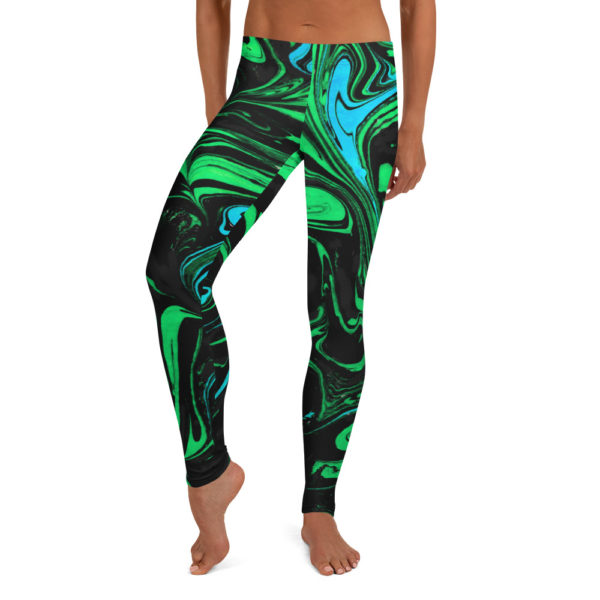 Molten Pyroclasm Green Leggings