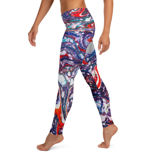 Stellar Expanse Red Leggings - Image 3