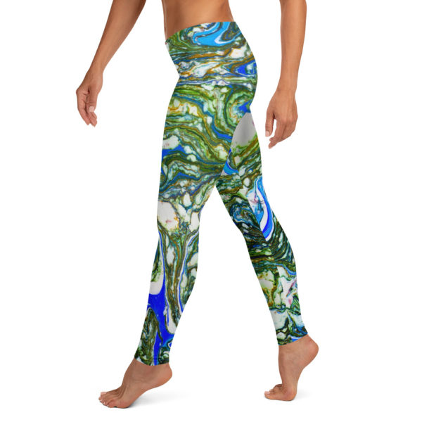 Stellar Expanse Blue Leggings - Image 3