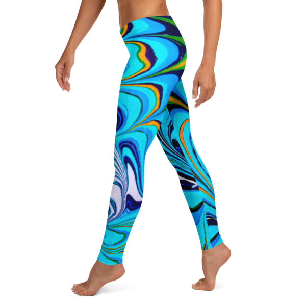 Cerulean Starburst Leggings - Image 3