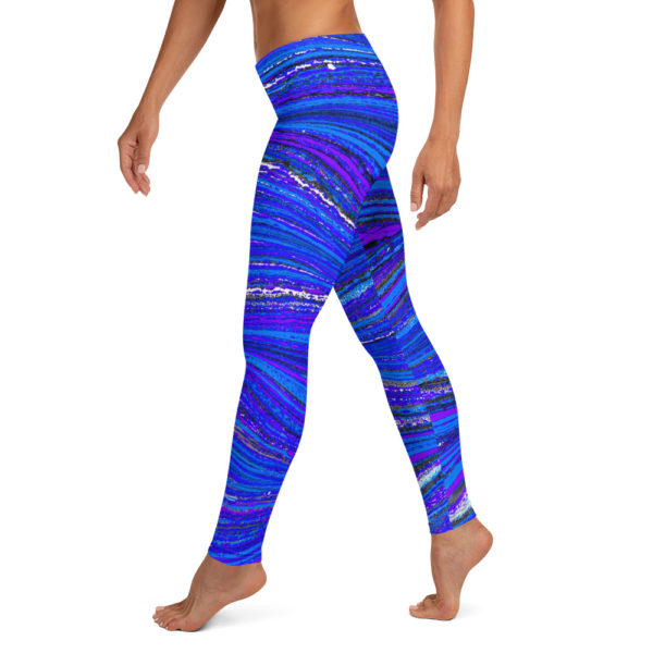 Raging Plumage Blue Leggings - Image 3