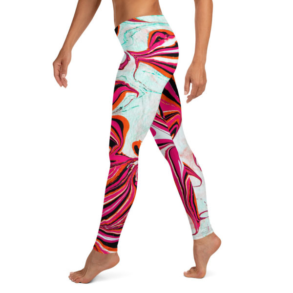 Blossoming Magma Pink Leggings - Image 3