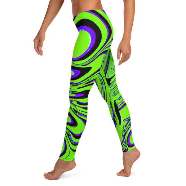 Warped Beryl Green Leggings - Image 3