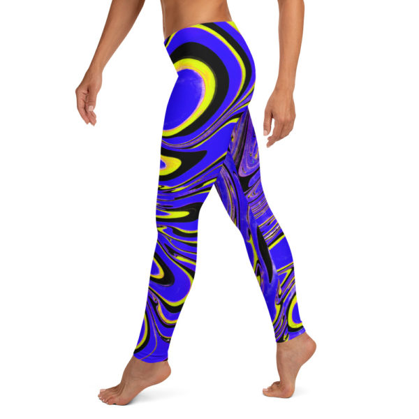 Warped Beryl Blue Leggings - Image 3