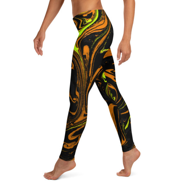 Molten Pyroclasm Orange Leggings - Image 3