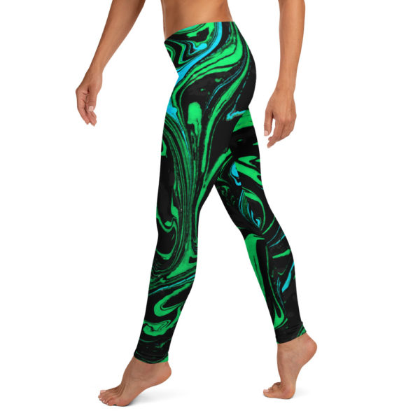 Molten Pyroclasm Green Leggings - Image 3