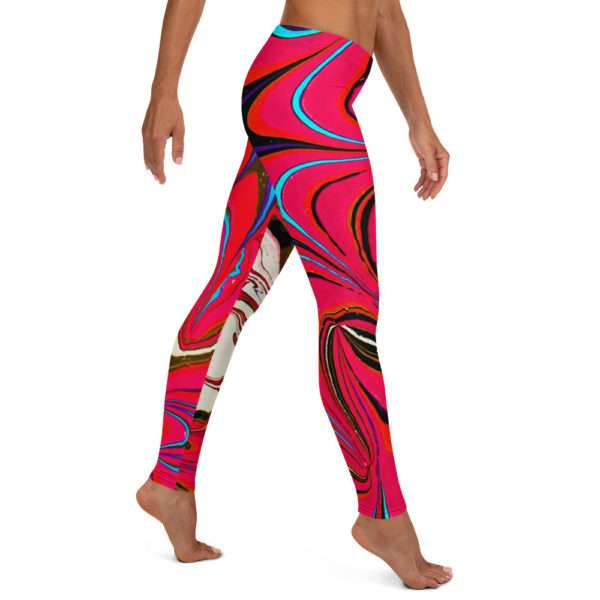 Cerulean Starburst Pink Leggings - Image 4