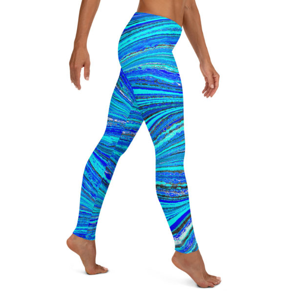 Raging Plumage Cyan Leggings - Image 4