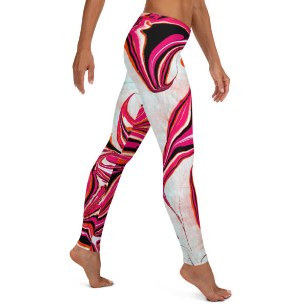 Blossoming Magma Pink Leggings - Image 4