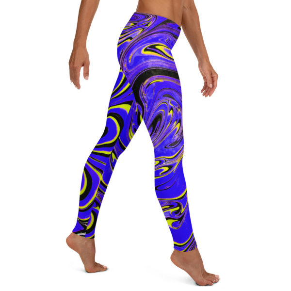 Warped Beryl Blue Leggings - Image 4