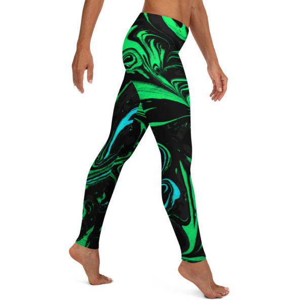 Molten Pyroclasm Green Leggings - Image 4