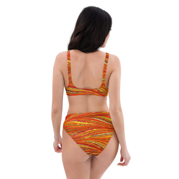 Raging Plumage  Recycled high-waisted bikini - Image 4